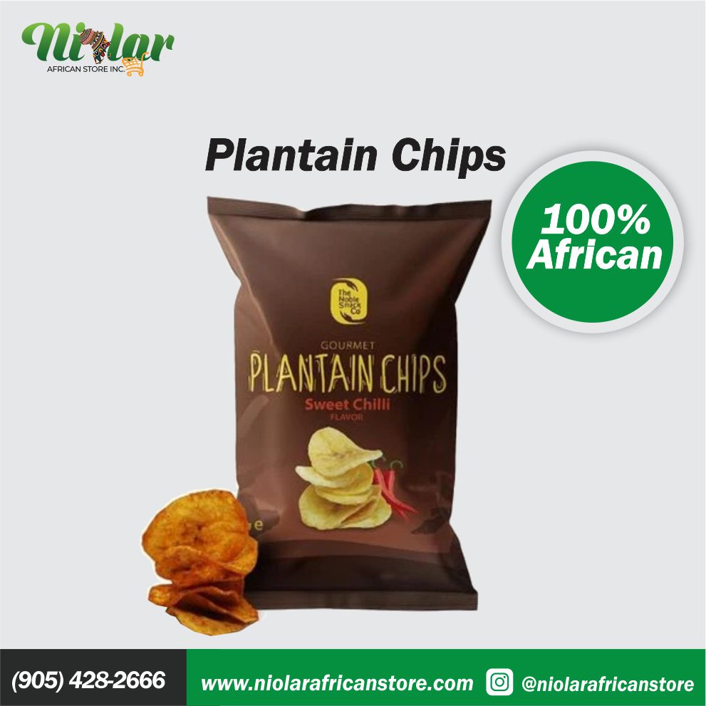 The Noble Snack Gourmet Plantain Chips Sweet Chili Flavor